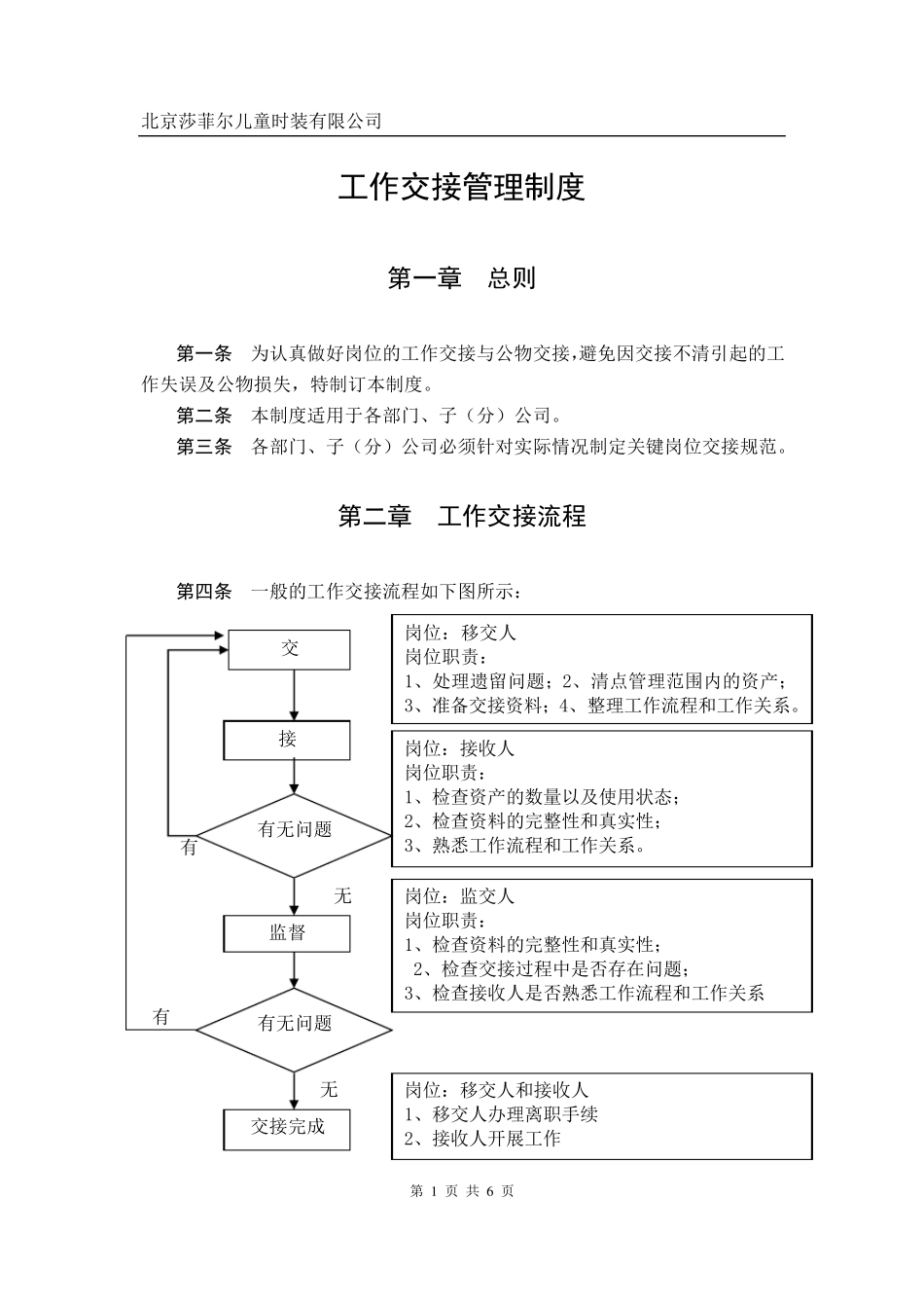 工作交接管理制度_第1页