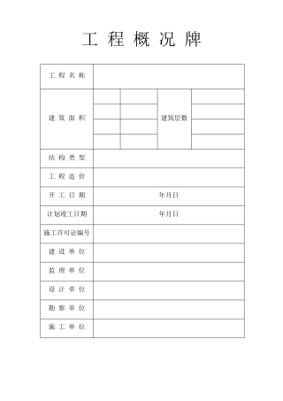 工地七牌二图的内容