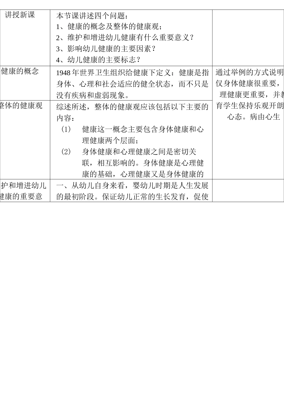 幼儿卫生学教案_第2页