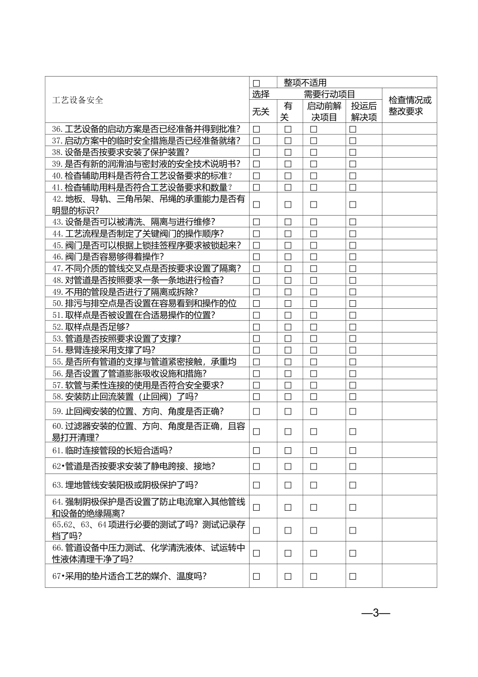 启动前安全检查(表格)_第3页