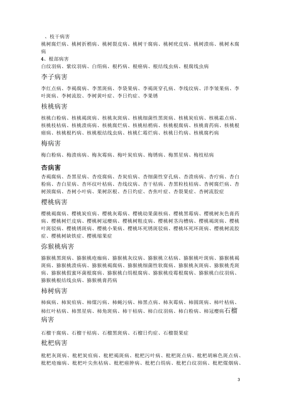 各种作物病害一览表_第3页