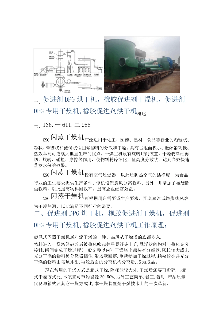 促进剂DPG烘干机,橡胶促进剂干燥机(案例图片)_第1页