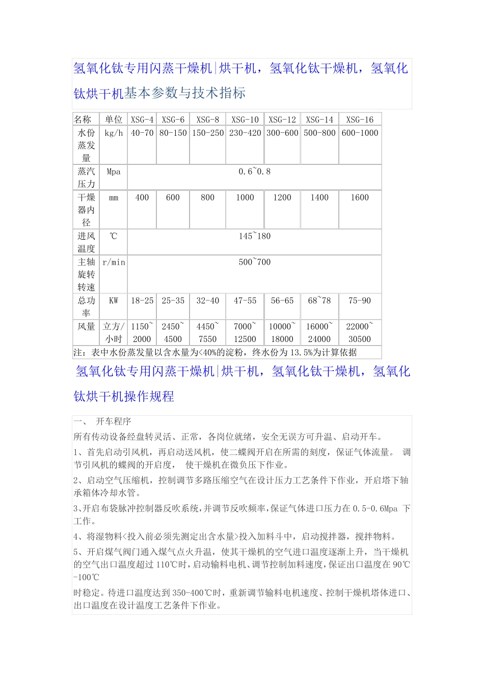 氢氧化钛专用闪蒸干燥机烘干机(客户案例)_第2页