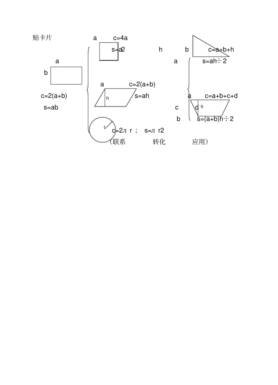 小学六年级数学圆的周长与面积练习题_第2页