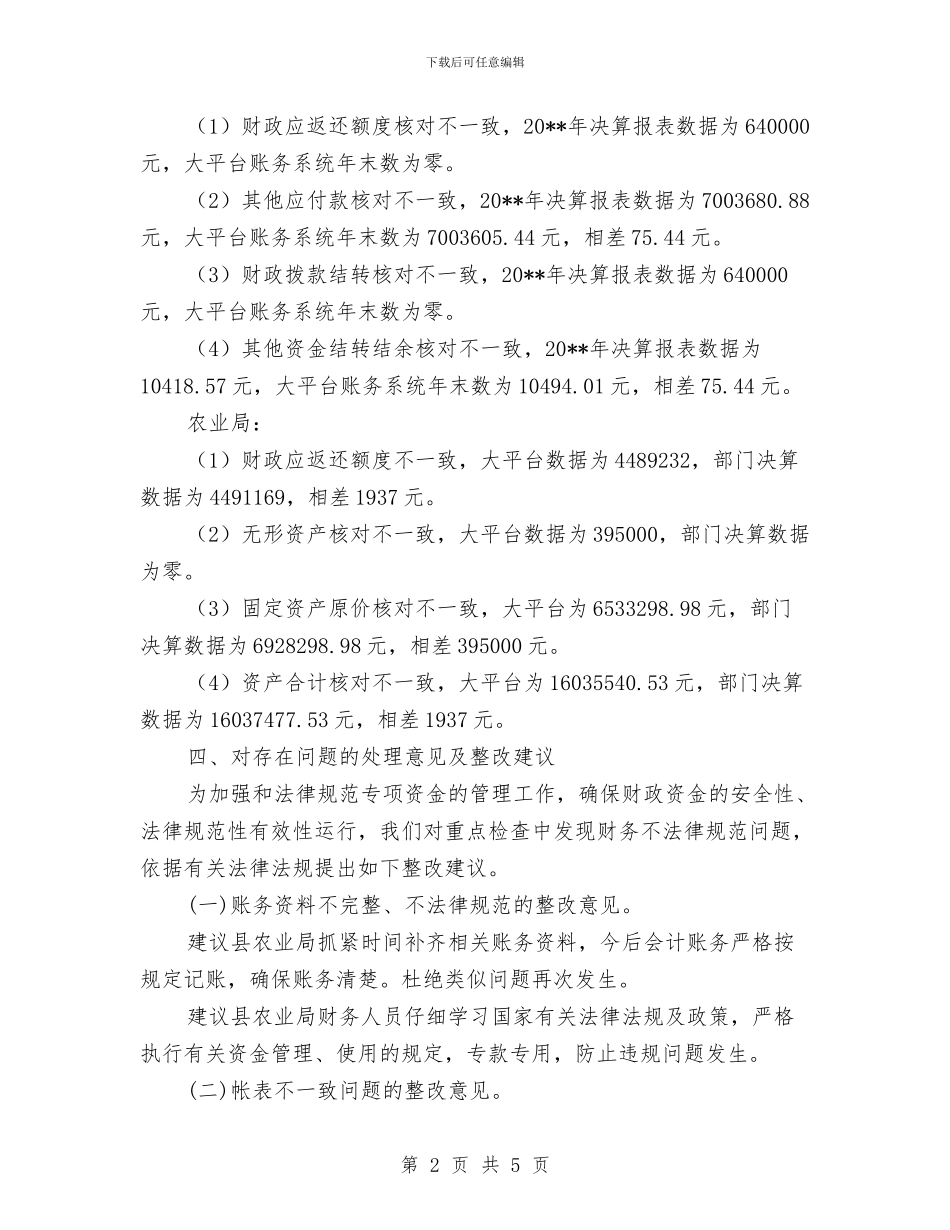 财政监督检查年度工作总结与财政票据专项检查工作自查报告汇编_第2页