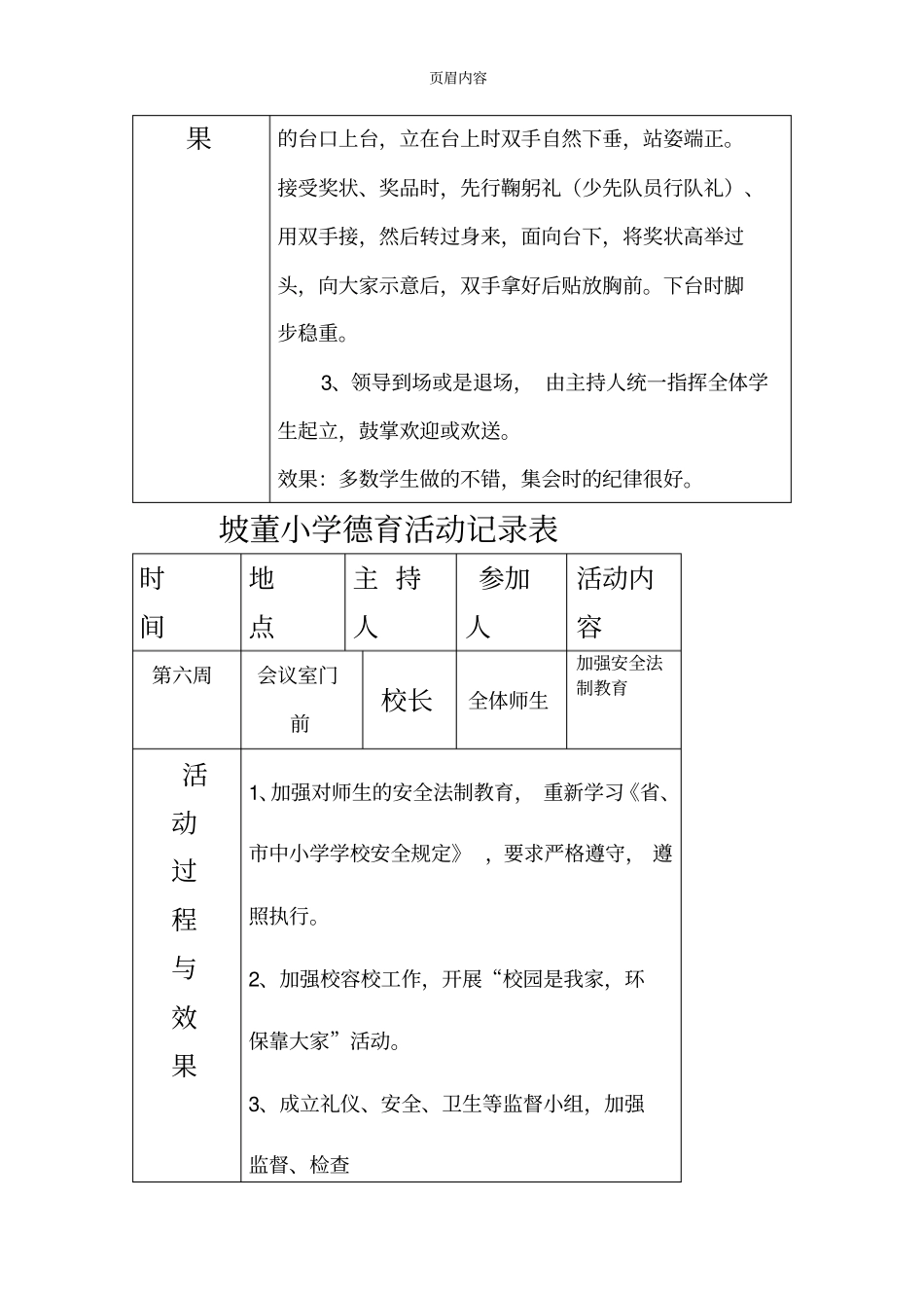 小学德育活动记录59562_第3页