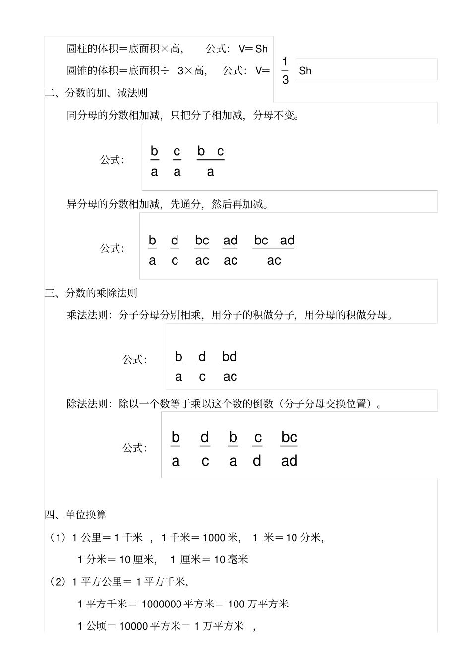小学数学公式大全整理_第2页