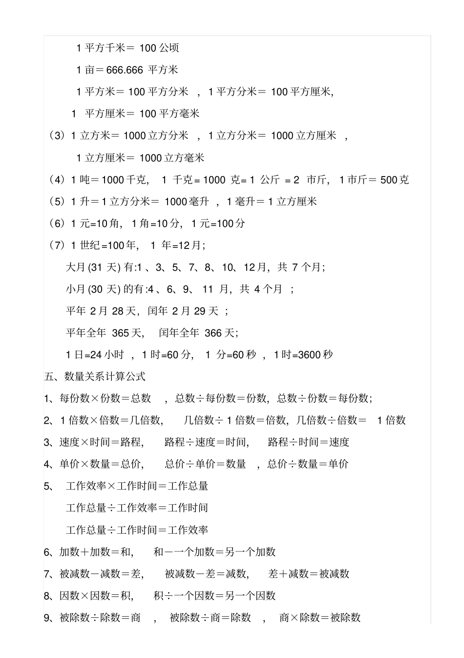小学数学公式大全整理_第3页
