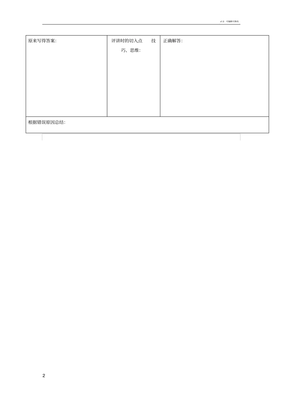 小学数学错题本格式_第2页