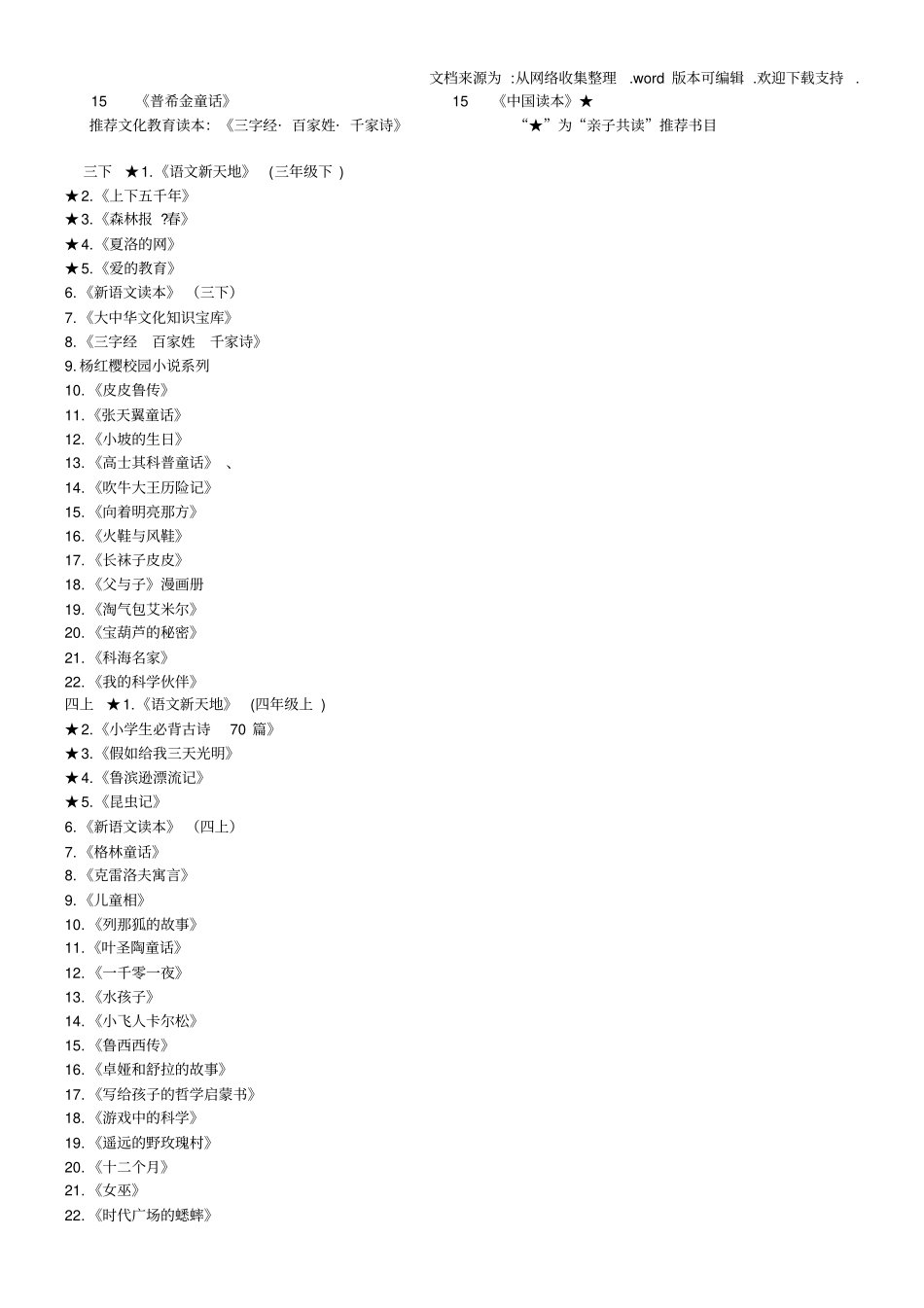 小学生必背古诗词七十首_第3页