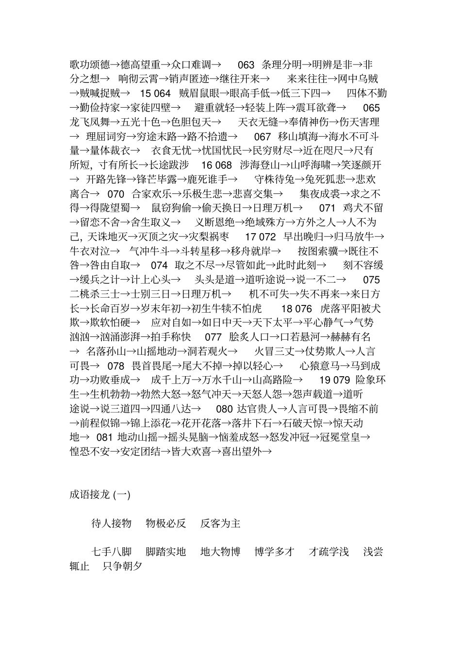 小学生成语接龙_第3页