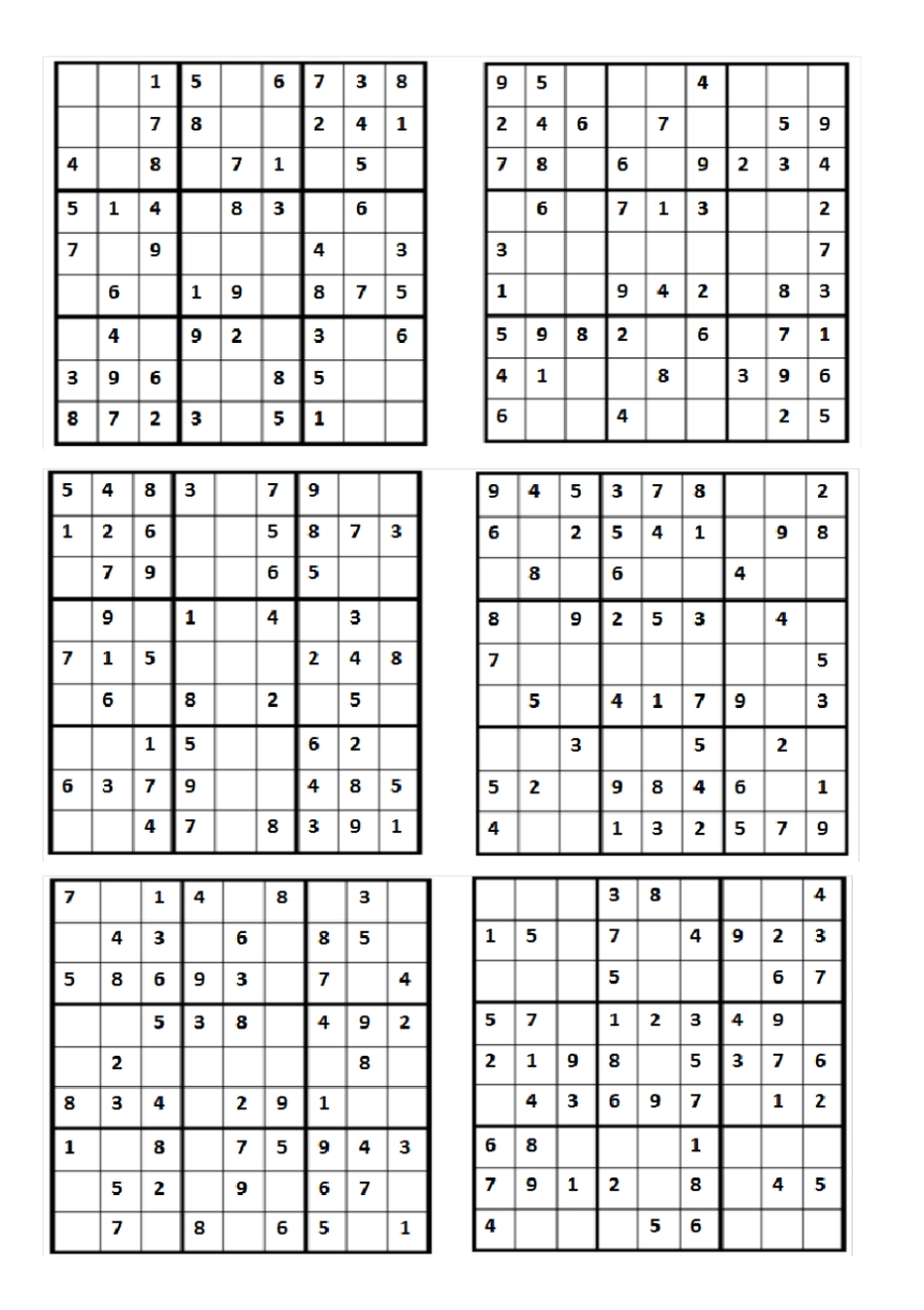 小学生数独9宫格-简单可编辑修改版_第3页