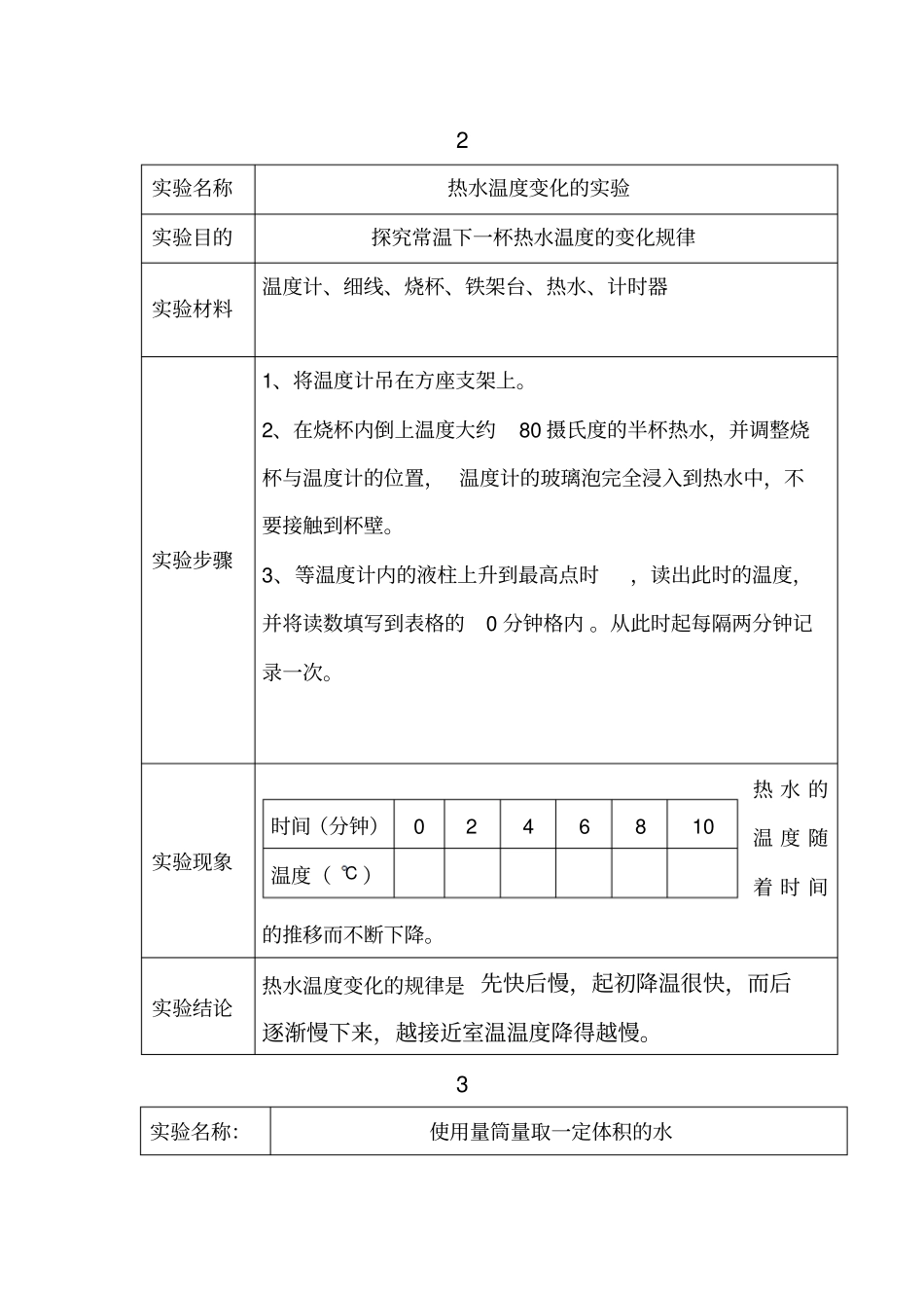 小学科学试验报告单82055_第2页