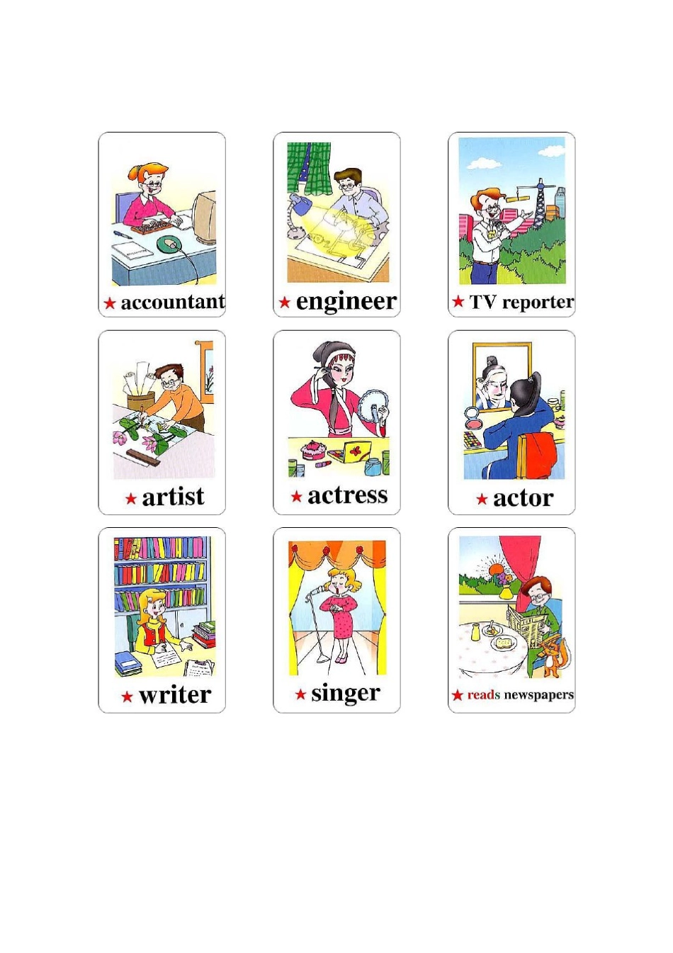 小学英语六年级单词卡片_第3页