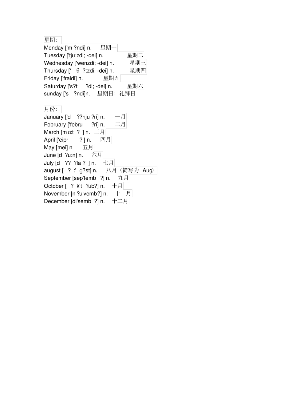 小学英语基础大全_第2页