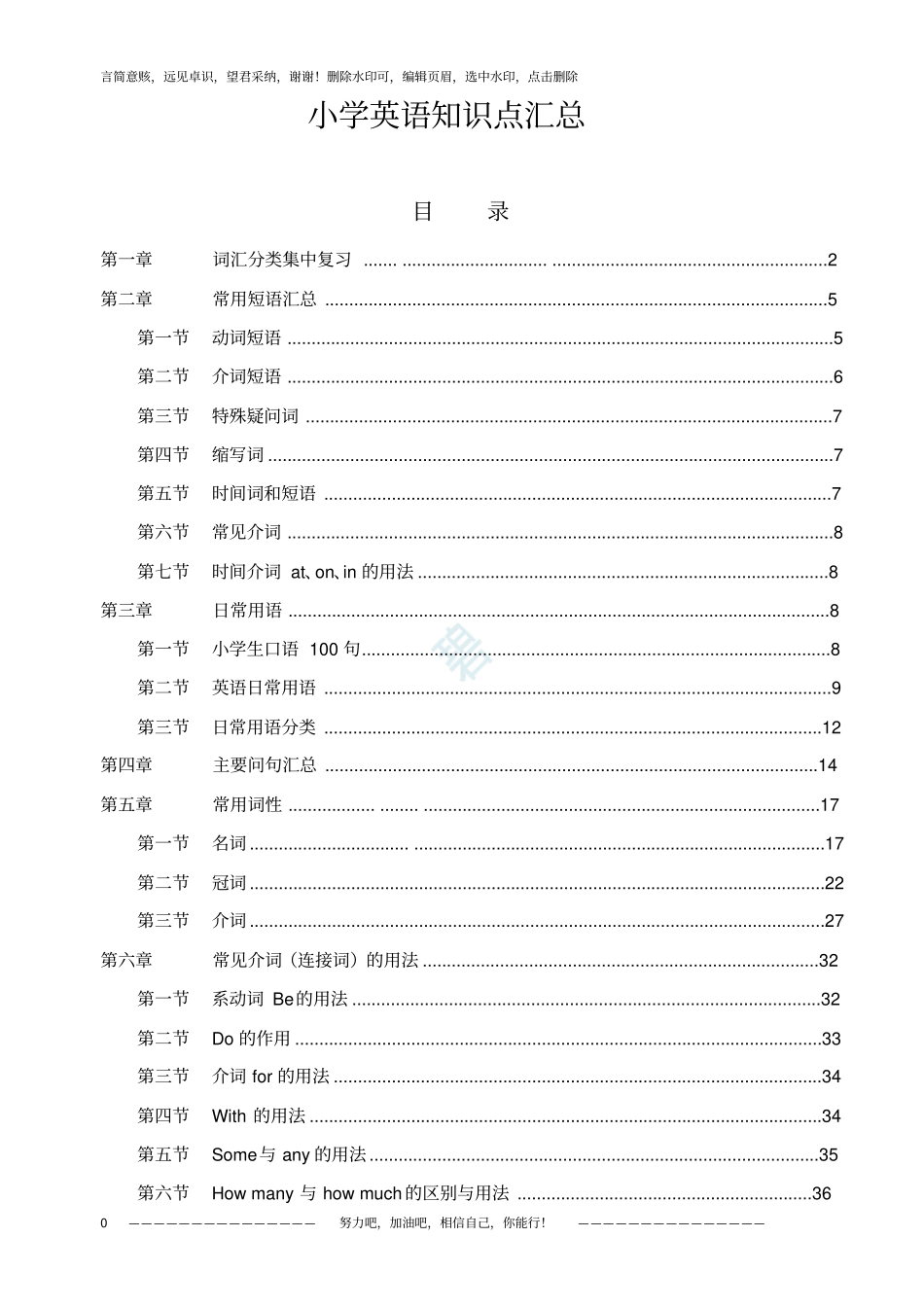 小学英语知识点汇总超全-强烈推荐_第1页