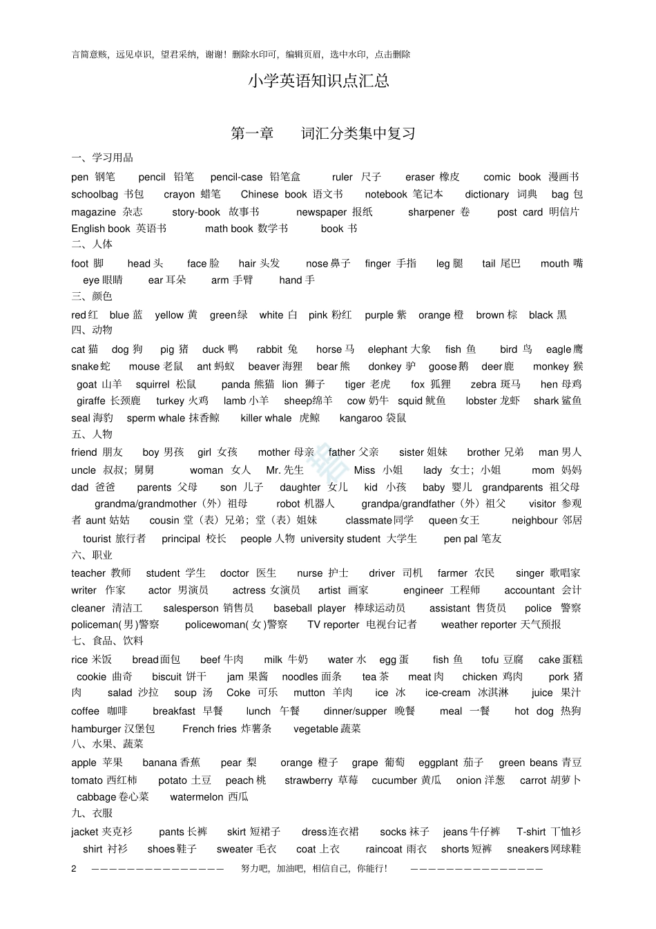 小学英语知识点汇总超全-强烈推荐_第3页