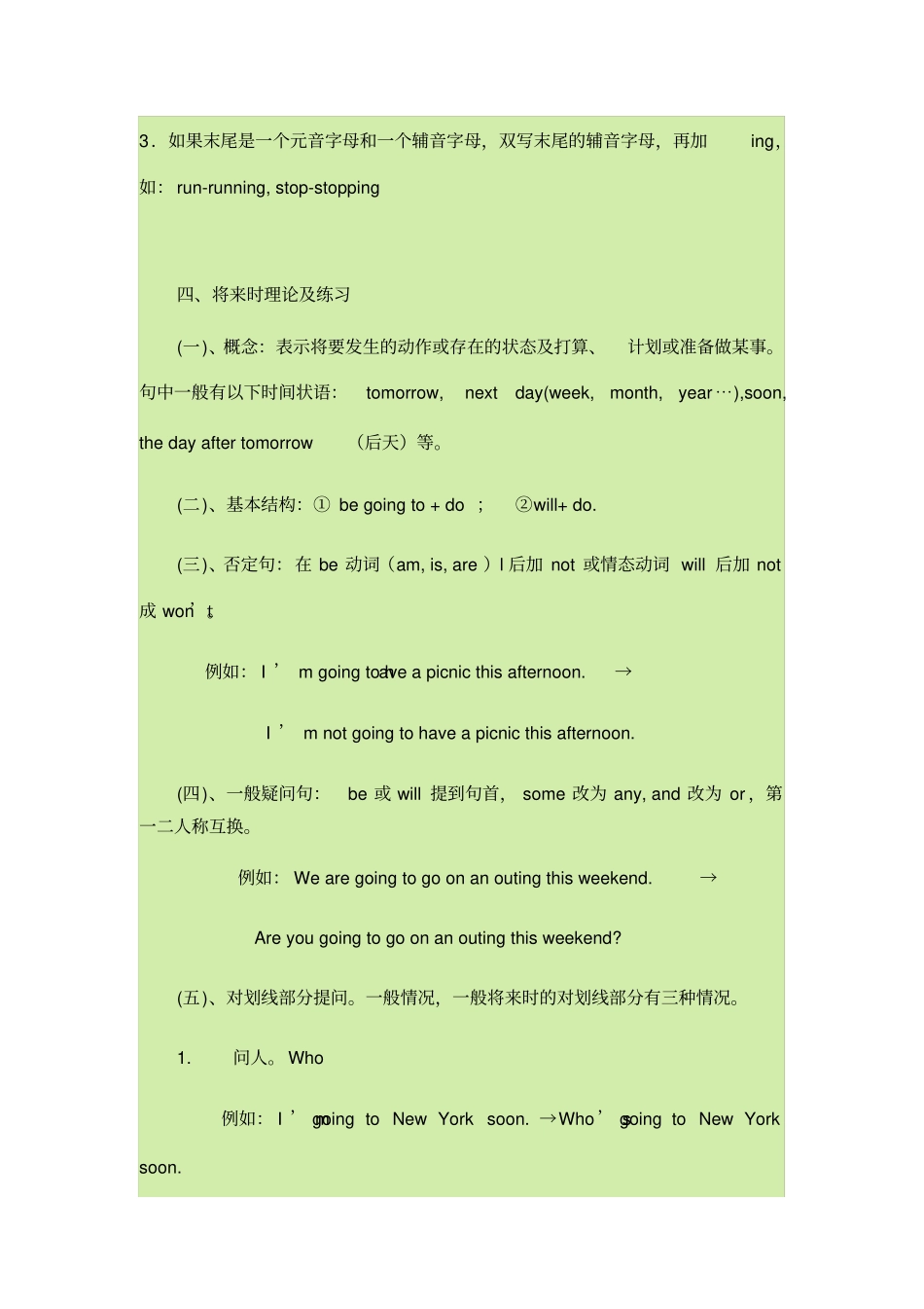 小学英语语法总结及讲解_第3页