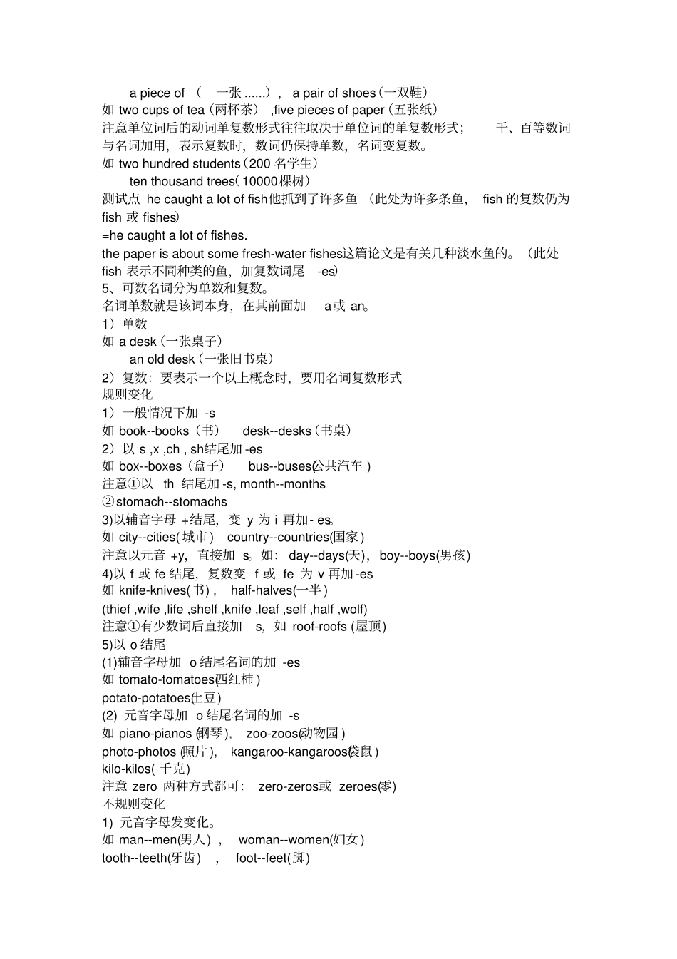 小学英语语法总结大全【】_第2页