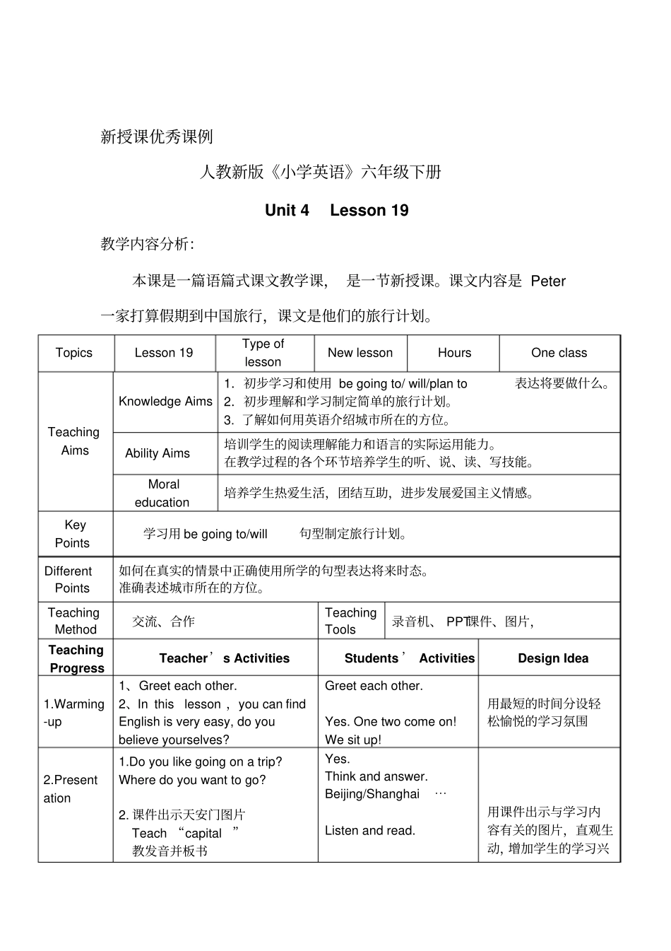 小学英语课堂教学常见课型及课堂教学模式分析_第3页