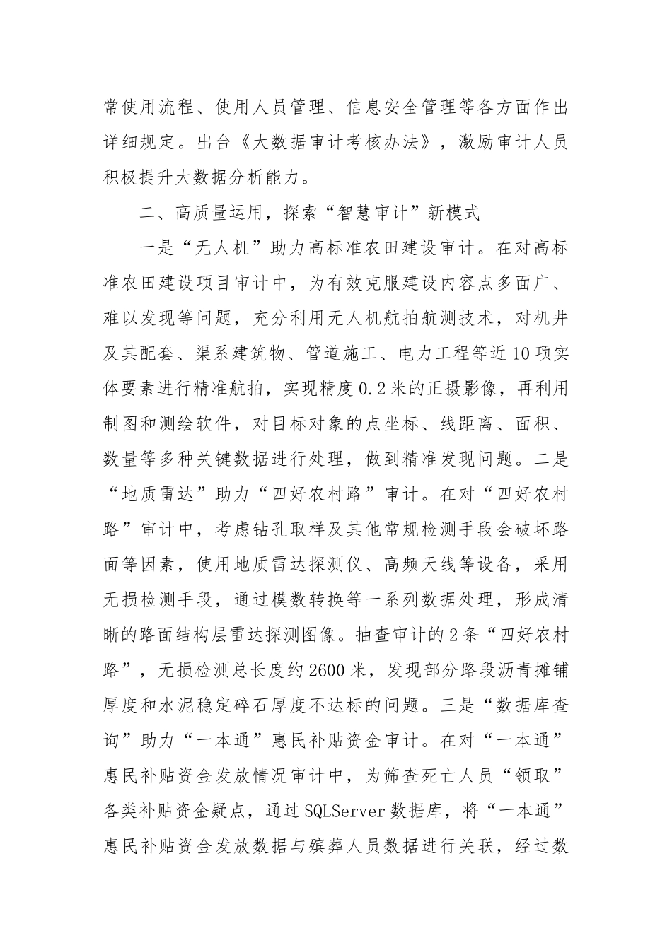 在2024年全市“智慧审计”建设座谈会上的交流发言_第2页