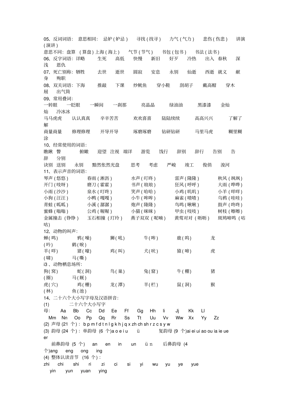 小学语文知-词语1_第3页