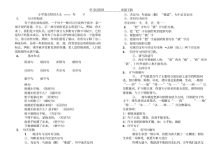 小学语文知识大全--句子