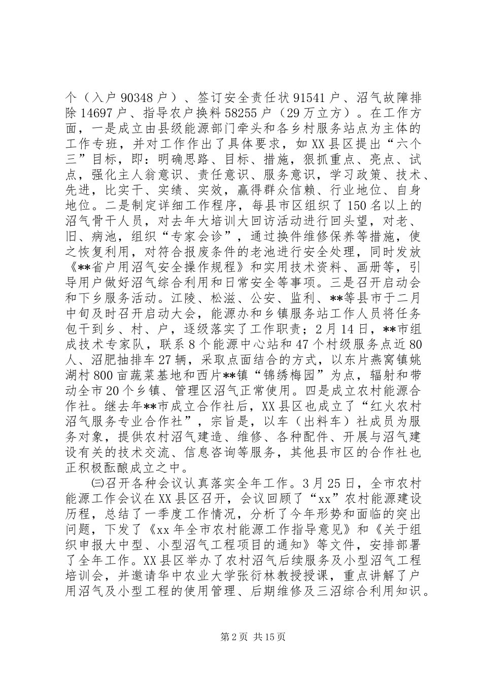 农村能源工作半年总结(精选多篇)_第2页
