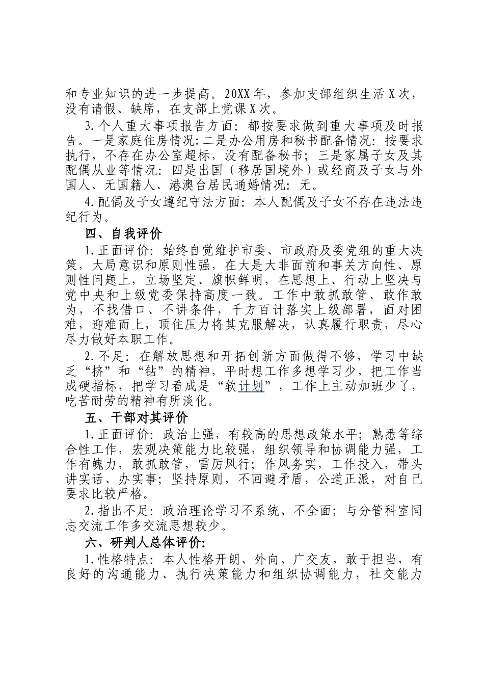 XX同志“政治画像”_第3页