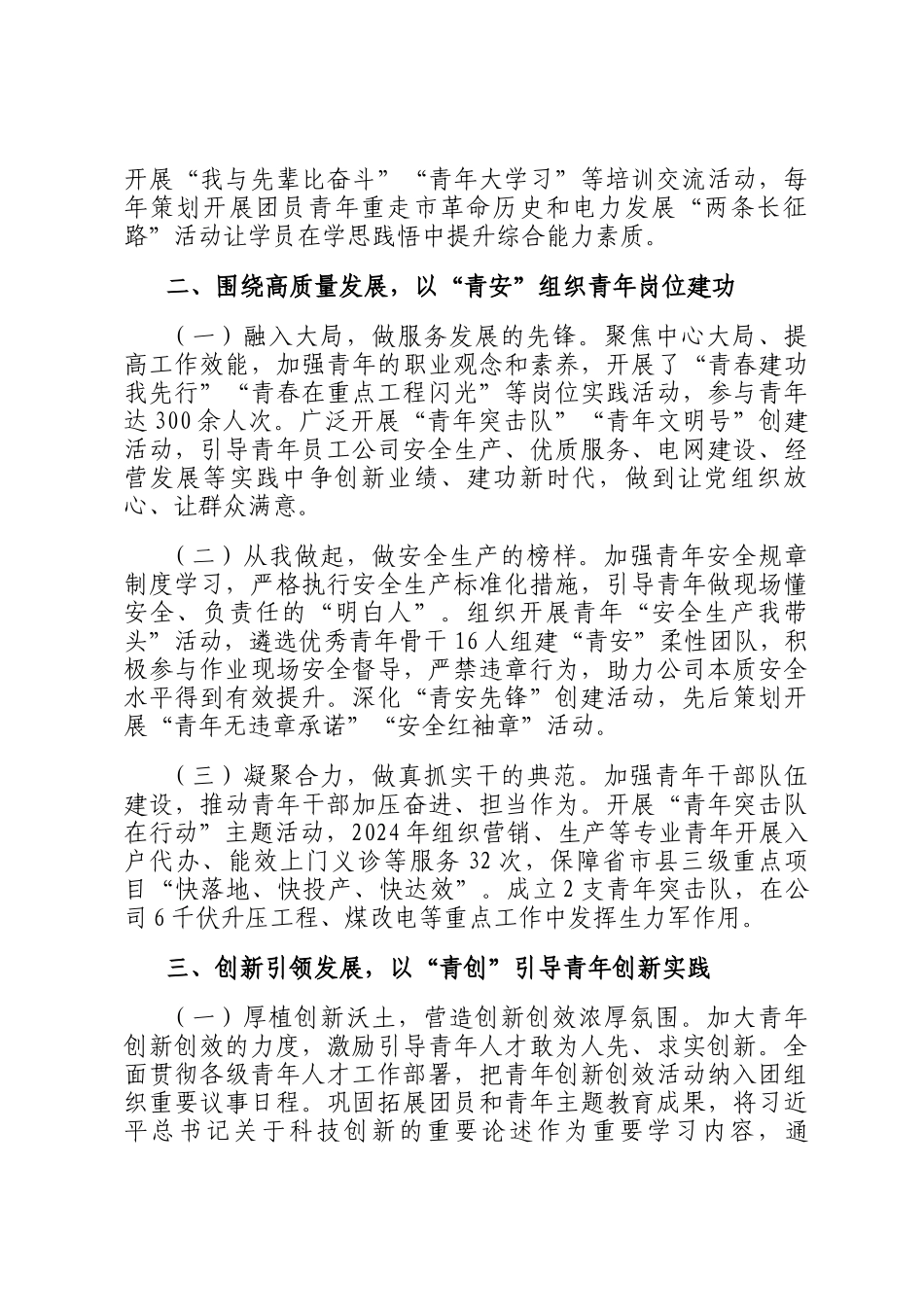 国有企业2024年青年培养工作总结_第2页
