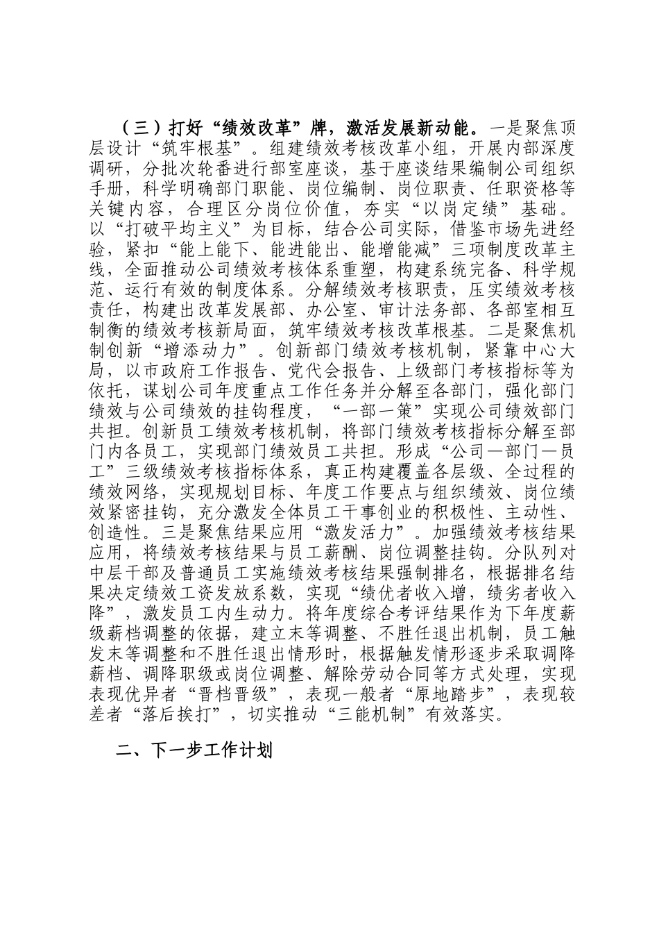 国有企业2024年人才工作总结_第3页