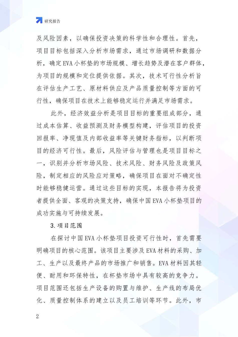 2024-2025年EVA小杯垫行业现状与趋势预预判深入调研_第2页