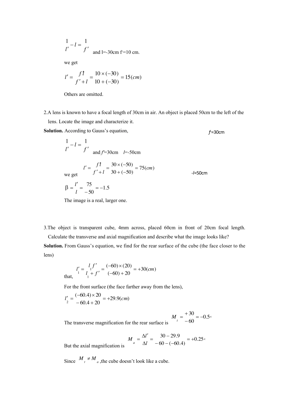 工程光学练习题(英文题加中文题含答案)_第3页