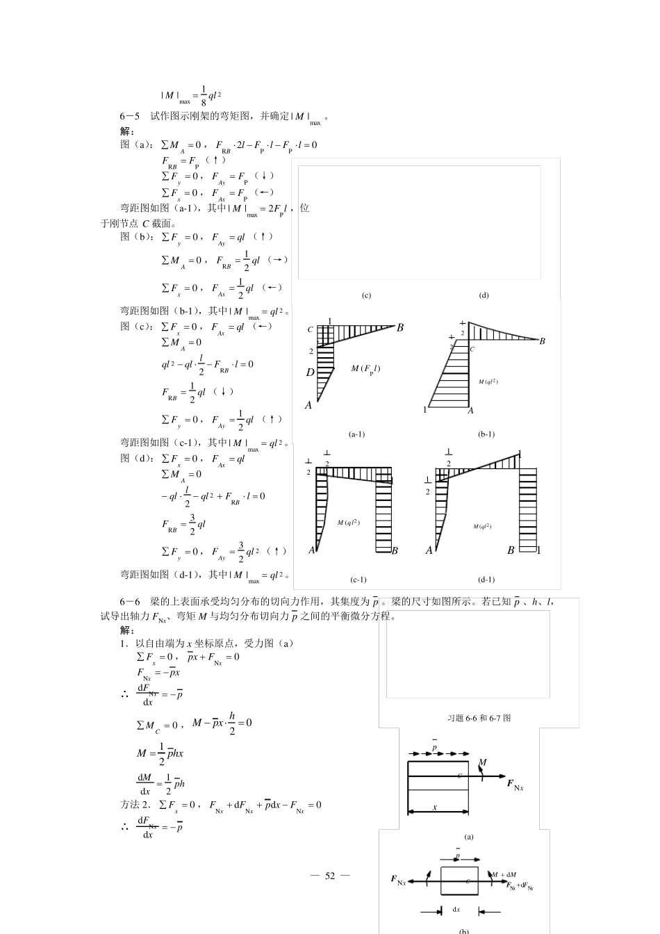 工程力学第6章习题_第3页