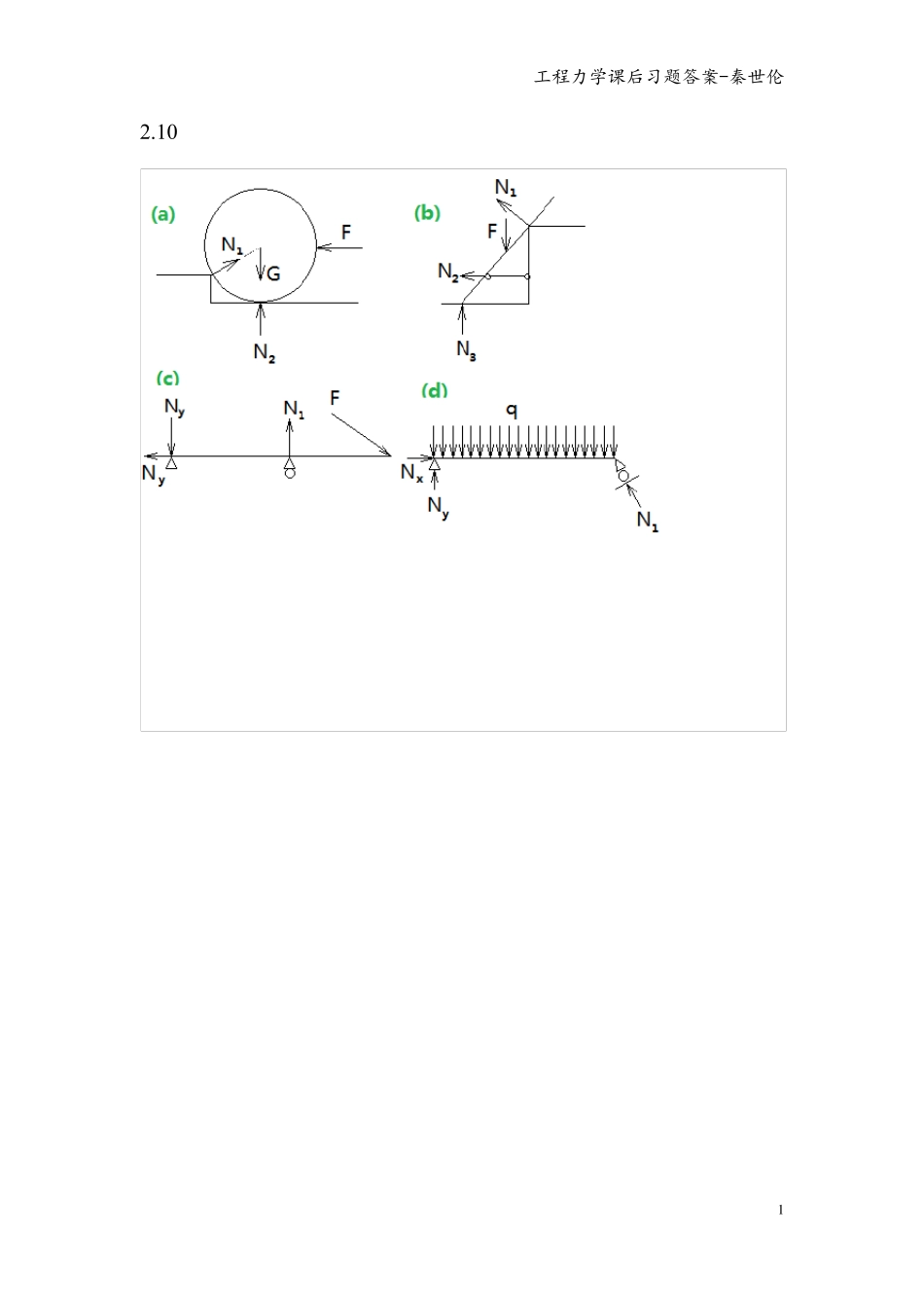 工程力学课后习题答案(26章版本2)_第1页