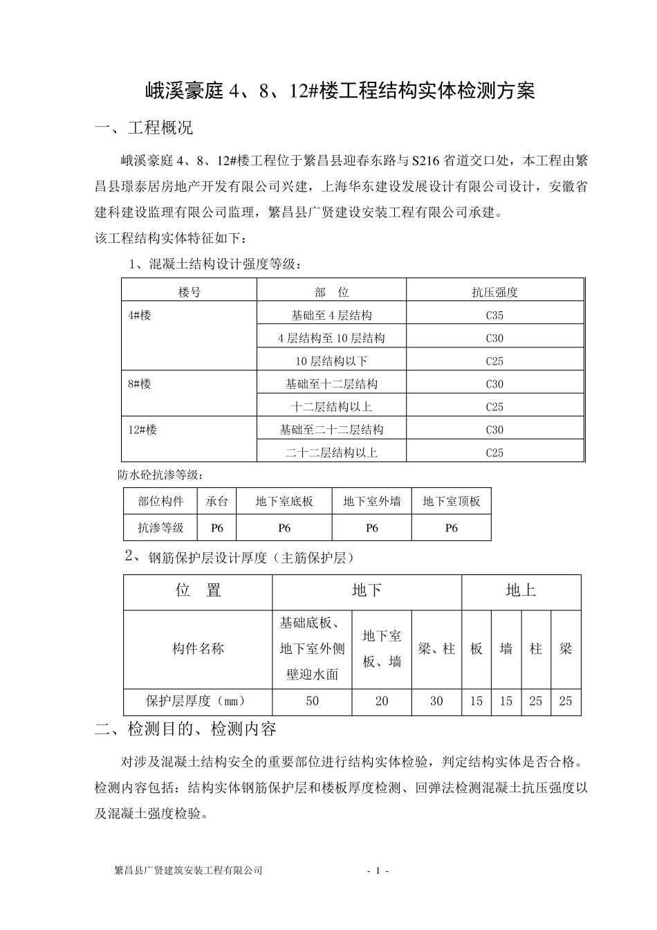 工程实体检测方案_第1页