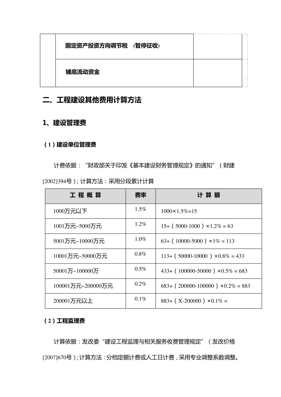工程建设其他费用计算标准_第3页