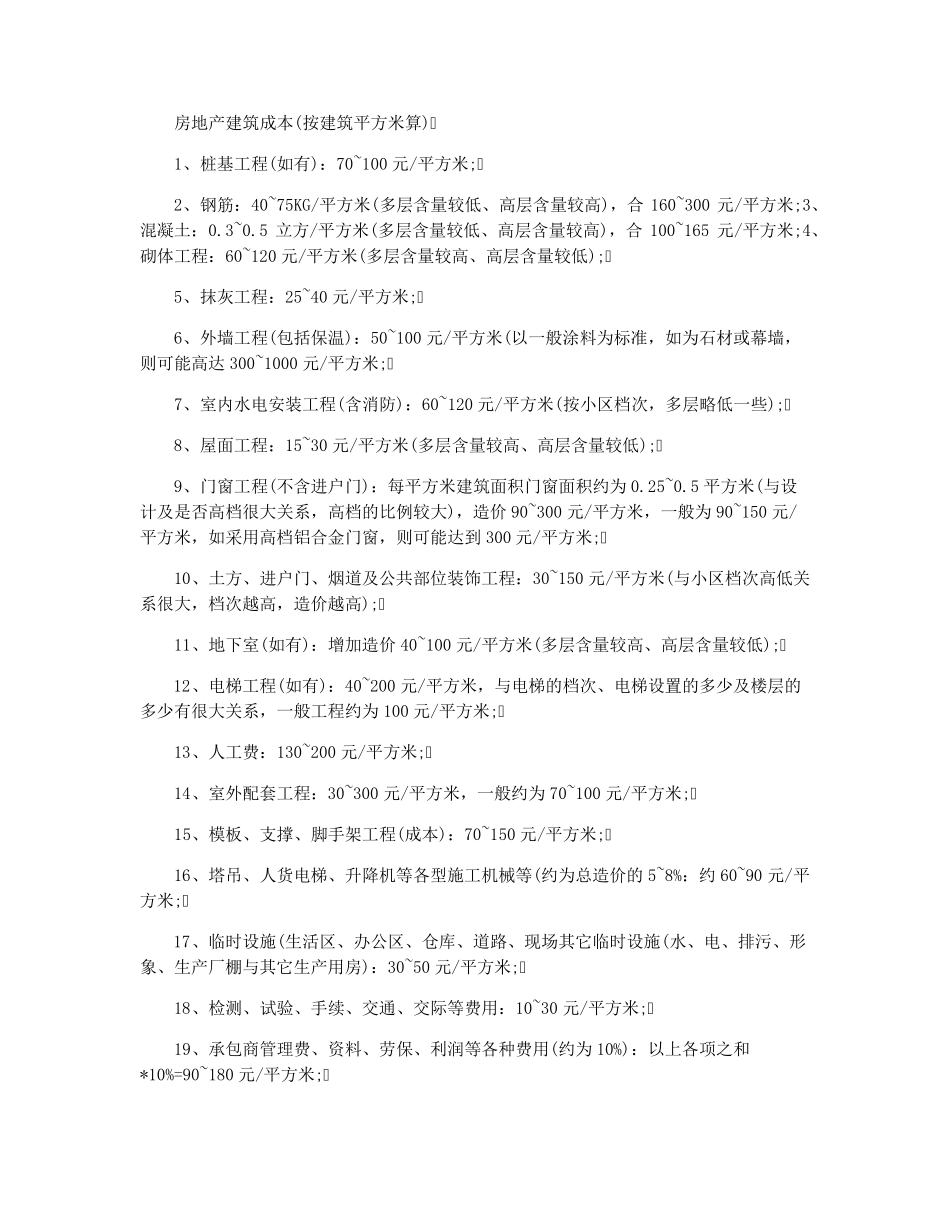 工程施工劳务承包价格(2021修正版)_第2页