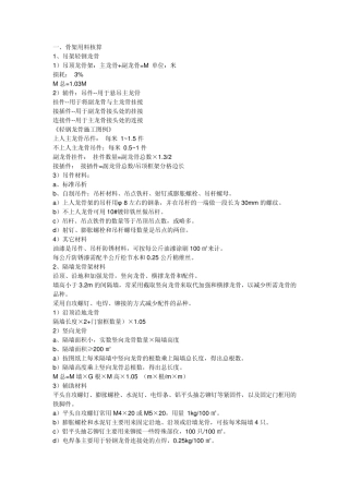 工程材料正确计算方法