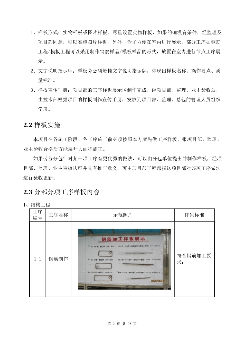 工程样板引路实施方案_第2页