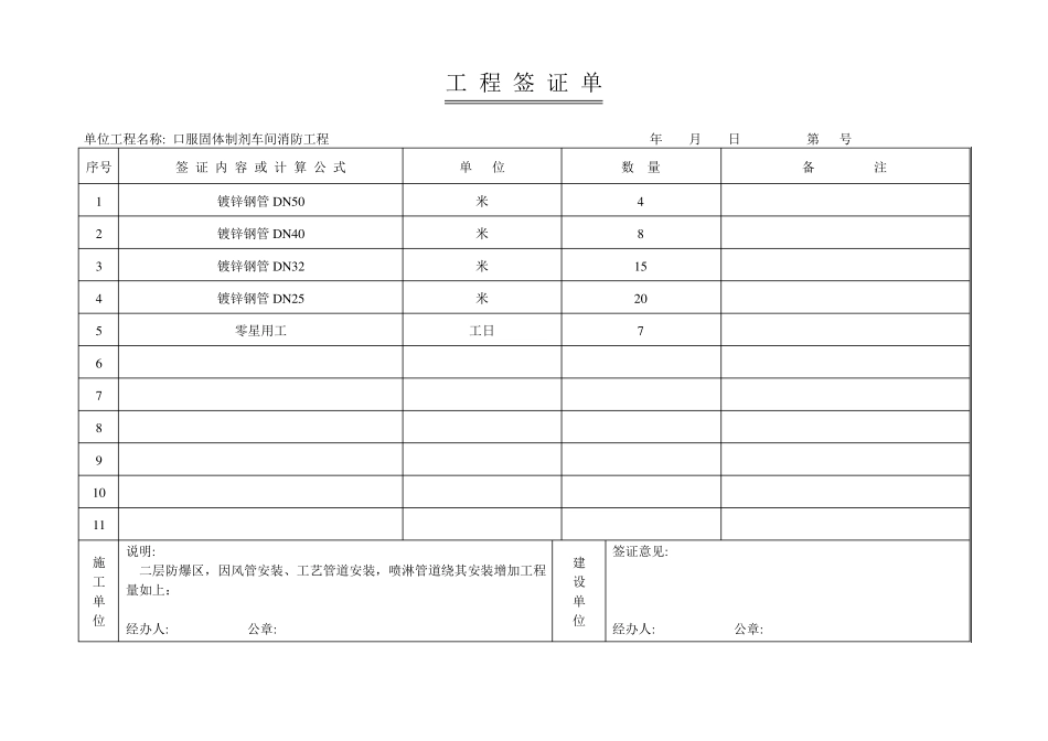工程签证单模板_第3页