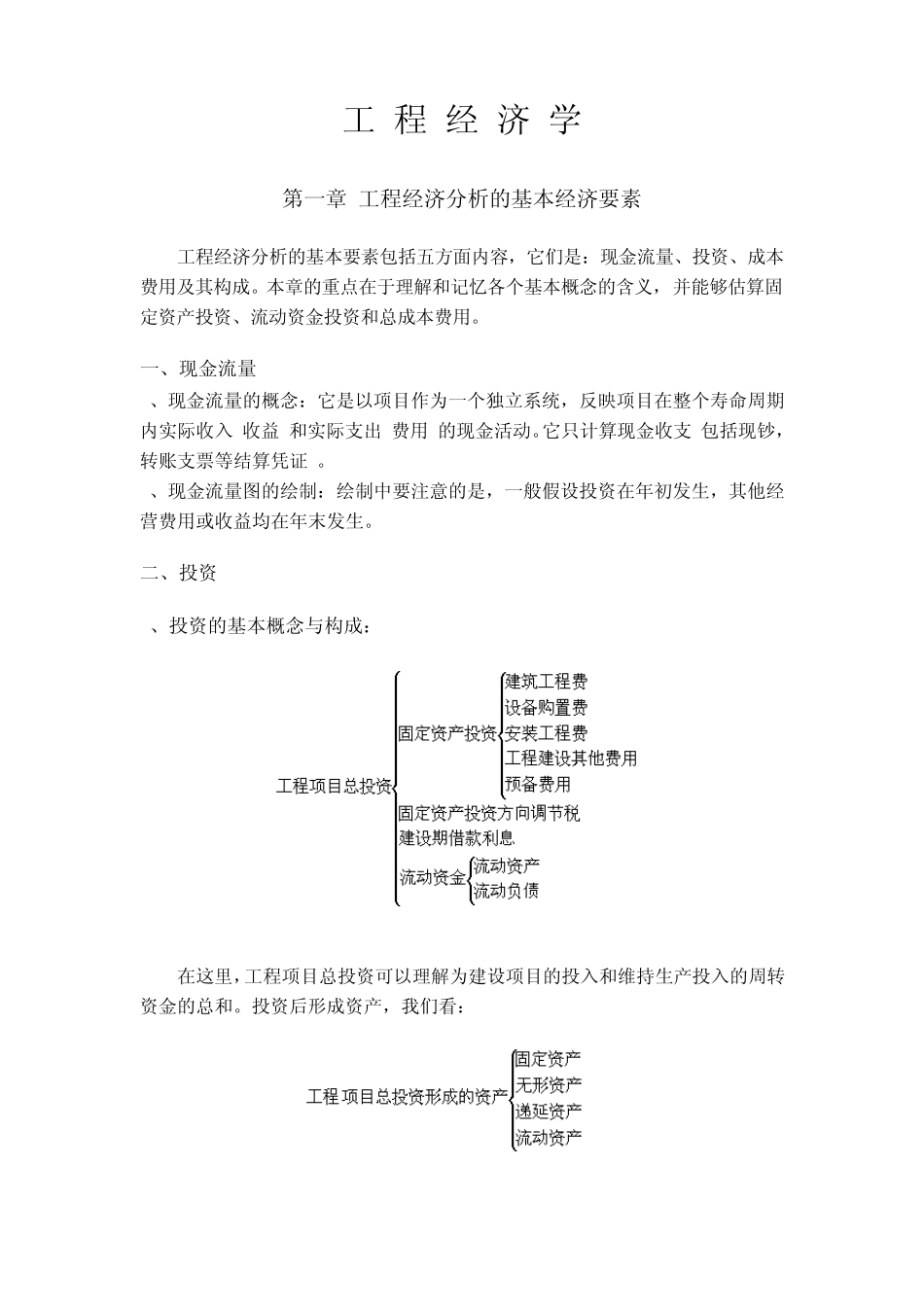 工程经济笔记_第1页