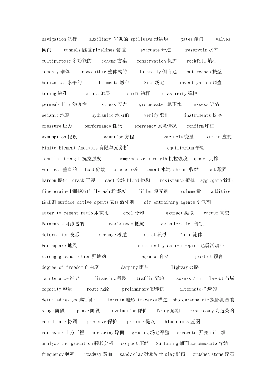 工程英语专业词汇_第2页