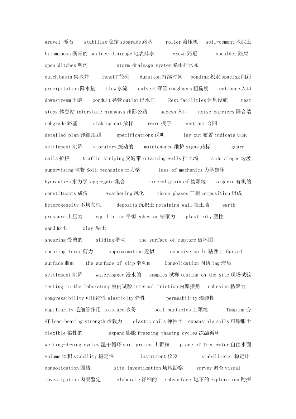 工程英语专业词汇_第3页