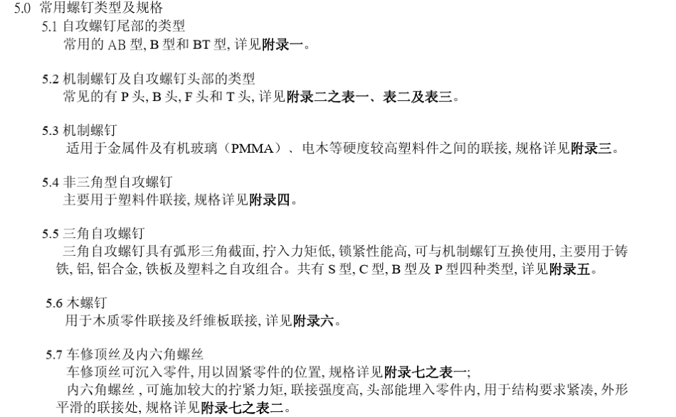 工程螺钉标准_第2页