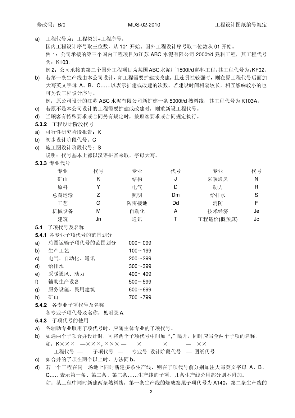 工程设计图纸编号规定_第2页
