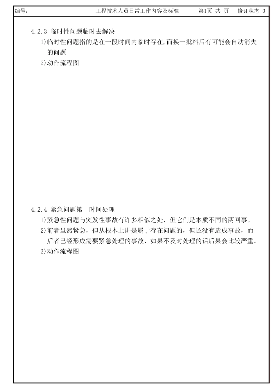 工程部技术人员日常工作内容及标准_第3页