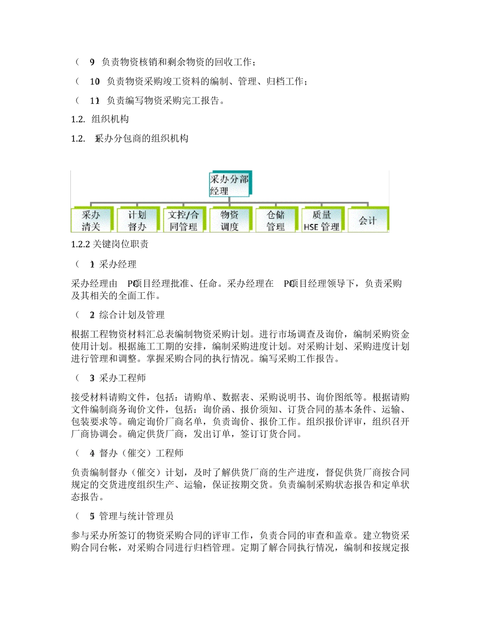 工程采购管理方案_第2页