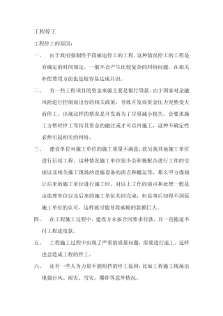 工程重大问题处理办法