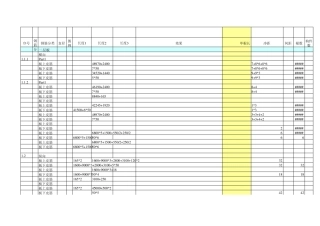 工程量计算(钢筋表格)